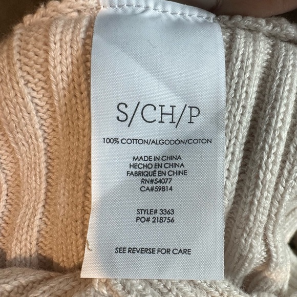 Cabi D-Ring Pullover Ivory Turtleneck Size Small - Picture 9 of 13